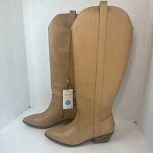 Universal Thread Sommer Boots Western Style Memory Foam Light Brown Size 7.5